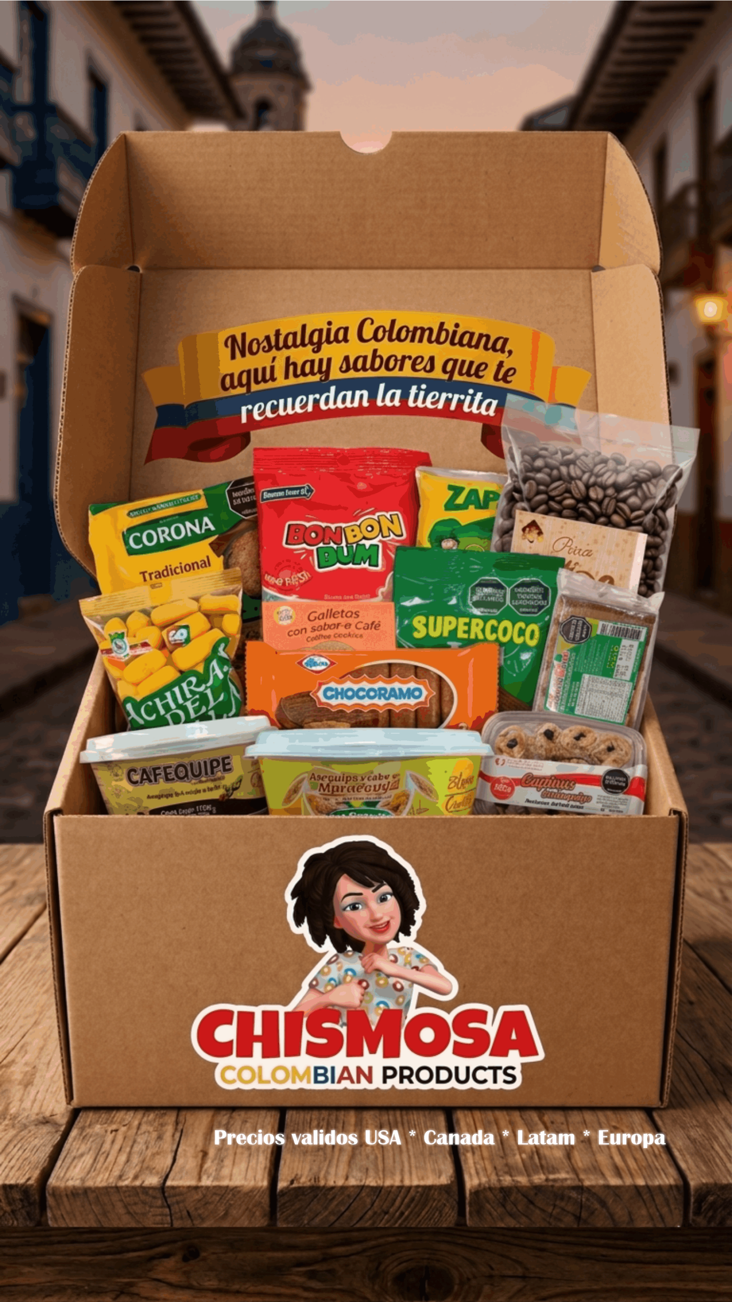 Kit Nostalgia Colombiana: 12 Antojos de la Tierrita (2kg)